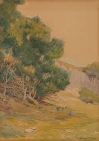 Norman St. Clair (1863-1912), Trees in a landscape