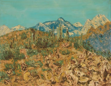 Jae Carmichael (1925-2005), Desert landscape