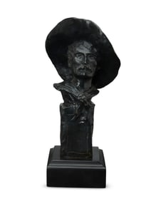After Frederic Remington (1861-1909), "The Sergeant," modeled 1904
