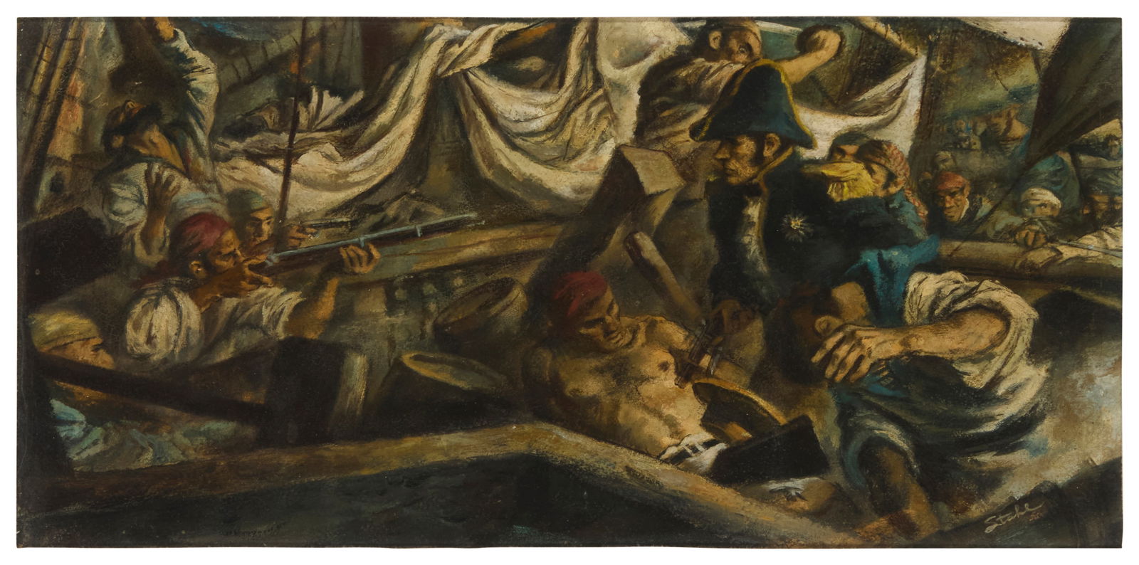 Ben Stahl (1910-1987), "Hornblower Series" (1 of 6)