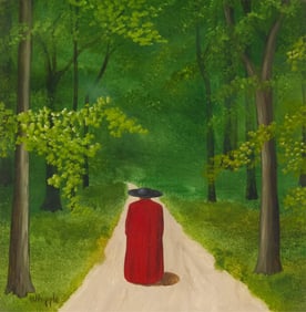 Frank Whipple (1923-2016), Cardinal walking down a path