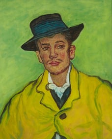 Paul Saltarelli (1955-2019), "Portrait of Armand Roulin (1888)," after Vincent Van Gogh, 1998
