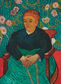 Paul Saltarelli (1955-2019), "La Berceuse (1889)," after Vincent Van Gogh, 1998