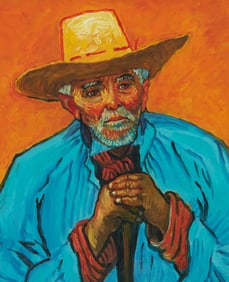 Paul Saltarelli (1955-2019), "The Old Peasant (1888)," after Vincent Van Gogh, 1998
