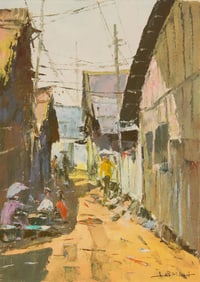 L? Minh (b. 1937), Vietnamese street scene