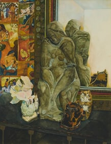 Morris Broderson (1928-2011), "Thought of Gaugin," 1975