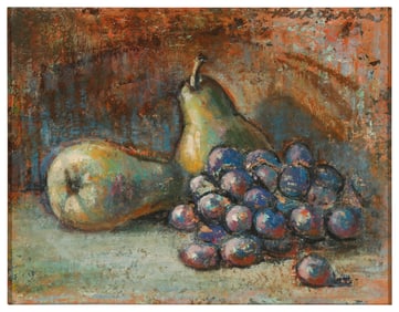 Robert Rukavina (1914-1977), Still life of pears and grapes, 1959