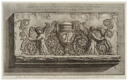 Giovanni Battista Piranesi (1720-1778), "Bassorilievo antico di marmo che si vede nel Giardino
