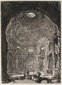 Giovanni Battista Piranesi (1720-1778), "The So-Called Tempio Della Tosse, Near Tivoli," 1764