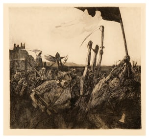 K‰the Kollwitz (1867-1945), "Aufruhr" (Uprising), 1989
