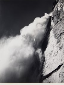 Jeff Nixon (1952-2022), "Upper Yosemite Fall, from Fern Ledge"