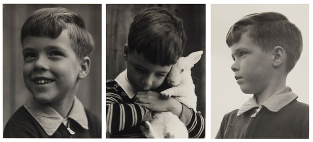 Cedric Wright (1889-1959)), A group of three photographs featuring a young boy