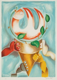 Alexandra Nechita (b. 1985), "Brave in the Attempt," 1996