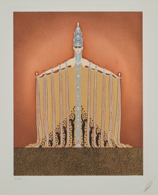 Romain (Erte) de Tirtoff (1892-1990), "Adoration," 1986