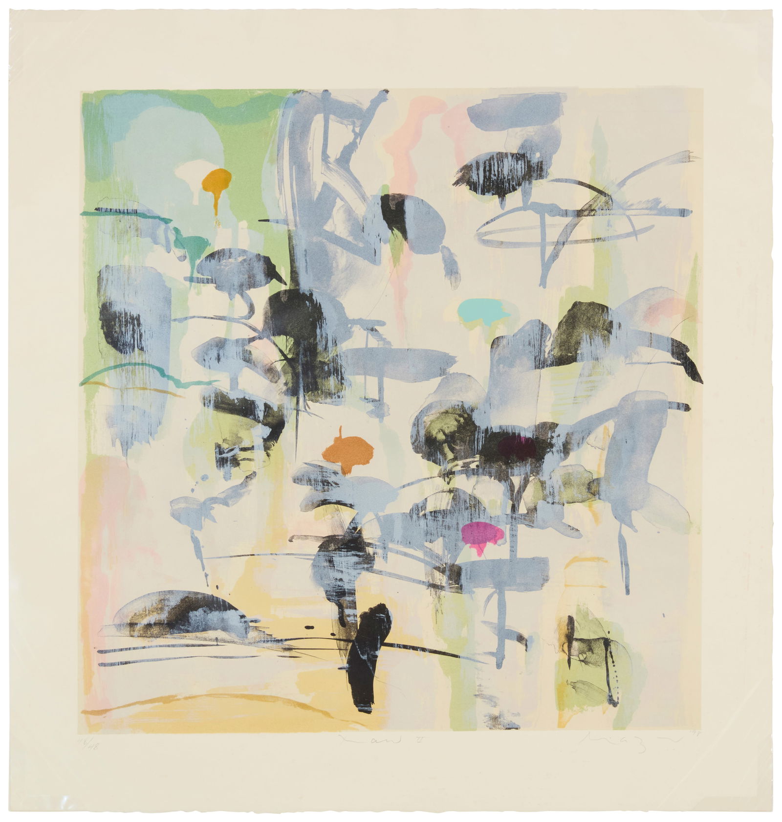 Michael Mazur (1935-2009), "Thaw II," 1998 (1 of 7)