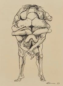Rico Lebrun (1900-1964), One plate from "Drawings for Dante's Inferno," 1963