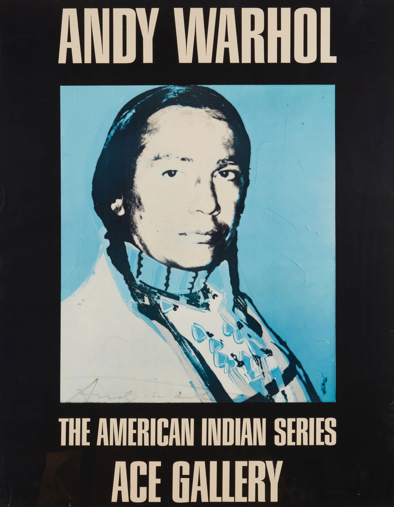 After Andy Warhol (1928-1987), "The American Indian Series" poster for Ace Gallery, 1976 (1 of 5)