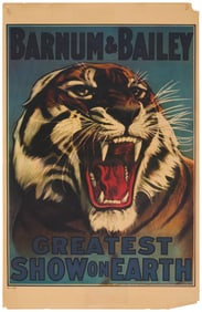 Barnum & Bailey circus poster