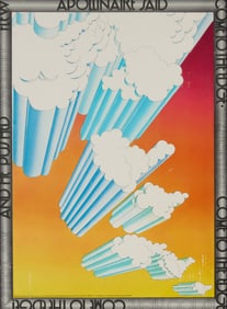 An exhibition poster for "Apollinaire Said: Institute of Contemporary Arts, London, England"