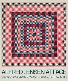 After Alfred Jensen (1903-1981), An exhibition poster for "Alfred Jensen at Pace: Paintings