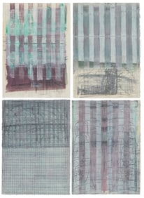 Moshe Kupferman (1926-2003), Four untitled works, 1987-88