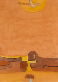Sigismund Kolos-Vary (1899-1983), Untiled (Yellow), 1973
