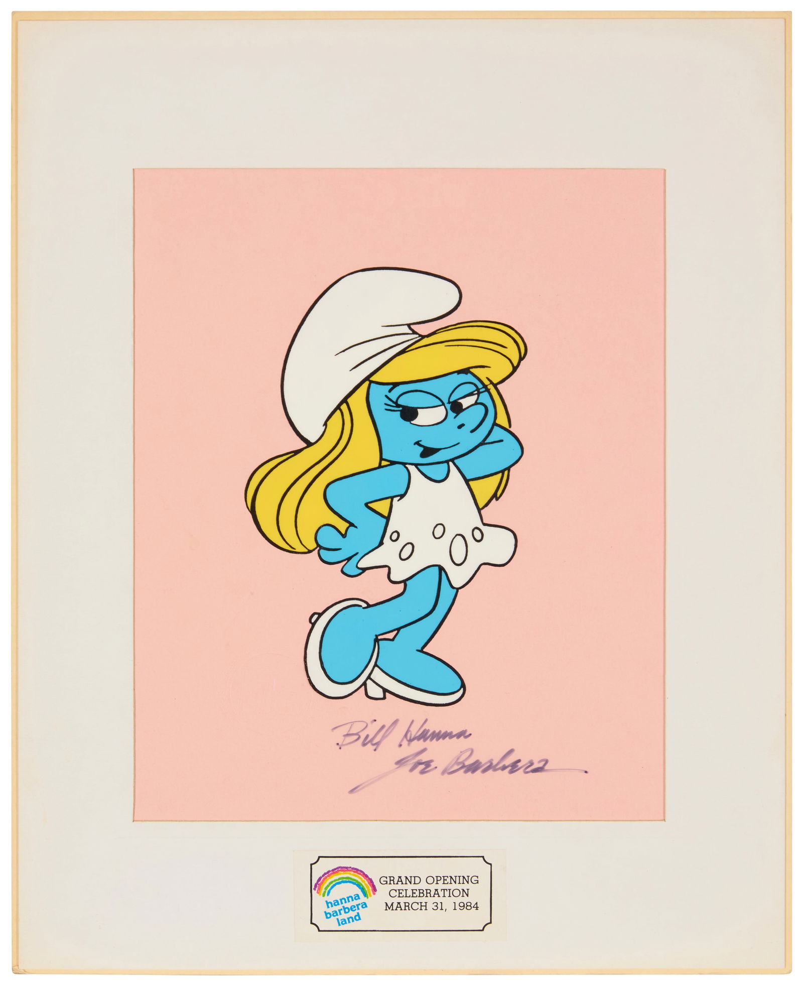 Smurfs memorabilia, including original production animation cels and original artwork (1 of 10)
