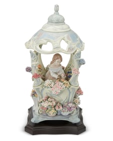 A Lladro porcelain 'Gazebo in Bloom' figurine