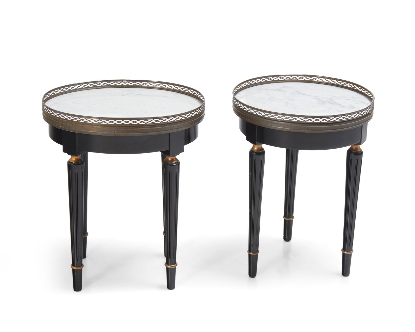 A pair of Louis XVI-style side tables (1 of 6)