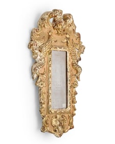A Baroque-style carved giltwood frame