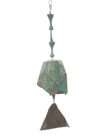Paolo Soleri (1919-2013), A Cosanti wind bell, mid/late 20th century; Paradise Valley, AZ