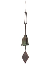 Paolo Soleri (1919-2013), A Cosanti wind bell, mid/late 20th century; Paradise Valley, AZ