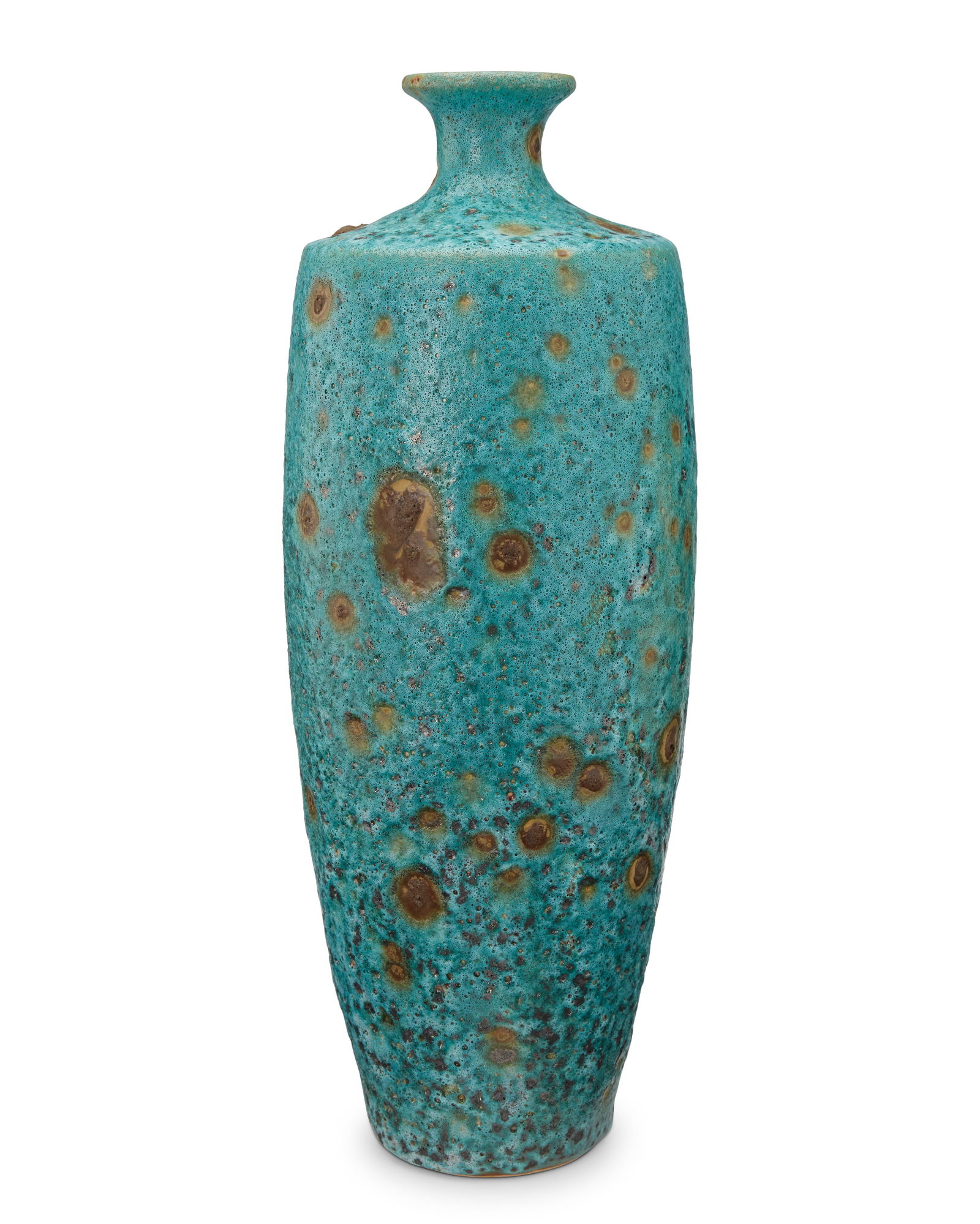 A Modern volcanic glazed ceramic vase (1 of 5)