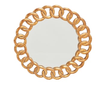 A Modern giltwood mirror