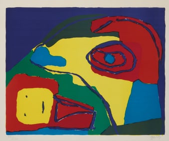 Karel Appel (1921-2006), "La Maman aux Yeux Bleus," 1969