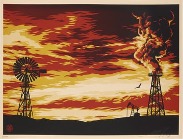 Shepard Fairey (b. 1970), "Evolve Devolve," 2008