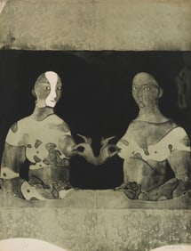Paul Wunderlich (1927-2010), "Bosomfriends I," 1965