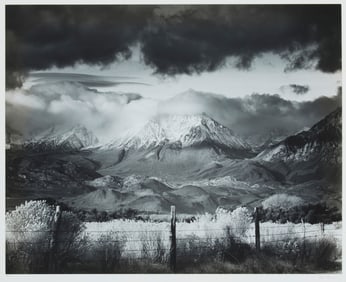 Bruce Barnbaum (b. 1943), "Basin Mountain, Approaching Storm," 1973
