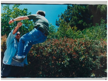 Martin Kersels (b. 1960), "Tossing a Friend (Alan)," 1996