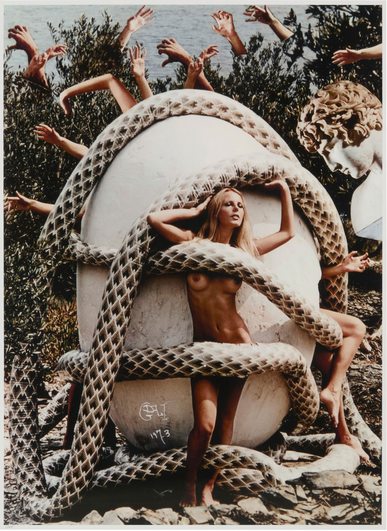 Pompeo Posar (1921-2004), in collaboration with Salvador Dali (1904-1989): Pompeo Posar (1921-2004), in collaboration with Salvador Dali (1904-1989)One plate from the "Salvador Dali" series, 1973-74Photographic print in colors on paperEdition: 1/25; printed in 2007 (or later