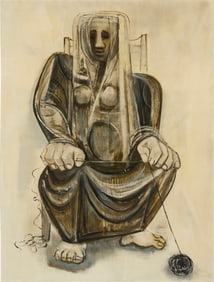 Charles Campbell (1905-1985), "Figure with Twine"