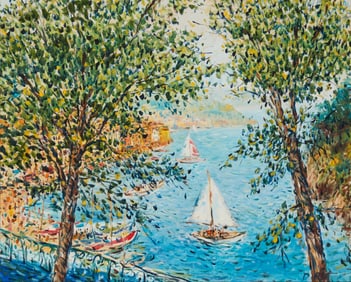 Duane Alt (b. 1935), "Portofino"