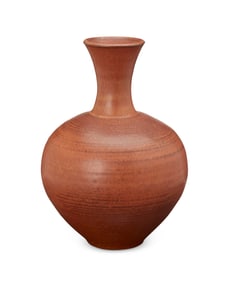 Laura Andreson (1902-1999), A glazed ceramic bud vase, mid/late 20th century