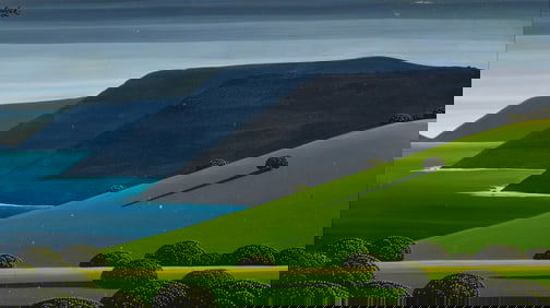 Robert Shafer (b. 1934), Coastal hills