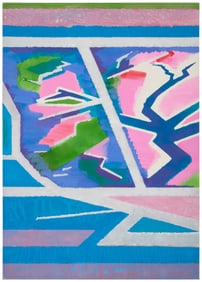 Erle Loran (1905-1999), Abstract in pinks and blues
