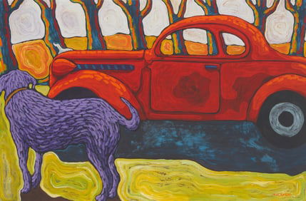 Tom Rierden (b. 1960), "Red Car"