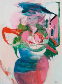 Mattie Staniek (20th Century), Abstract female figure