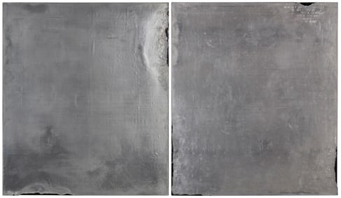 Babak Emanuel (b. 1966), "Desperate Cause of Forces" (diptych)