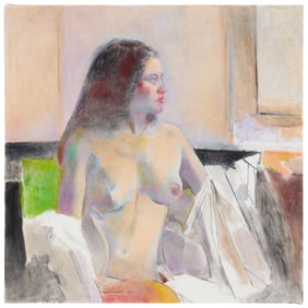 Mario Armond Zamparelli (1921-2012), Nude woman looking out a window