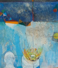 Mario Armond Zamparelli (1921-2012), Untitled abstract, 1988